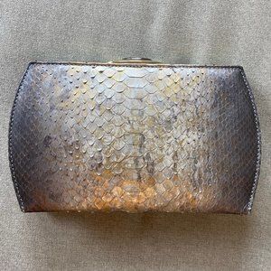 Ella McHugh Monika Python Clutch